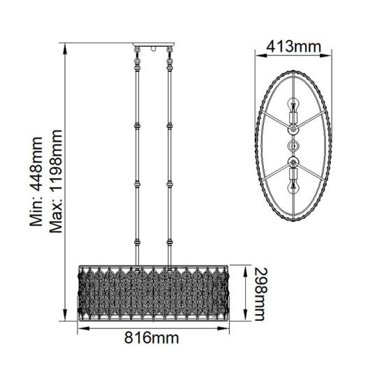 luxus kor alaku elegans antikolt ezust kristaly nagy csillar lampa kristalylampa kristalyuveg mediterran eloszoba klasszikus vilagitas folyoso nappali haloszoba alacsony belmagassag 2.jpg